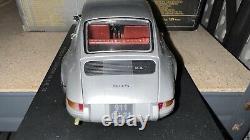 1973 Porsche 911 S Coupe 2.4L 118 Eagle's Race Silver Diecast Car Model Car