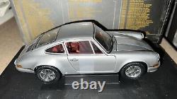 1973 Porsche 911 S Coupe 2.4L 118 Eagle's Race Silver Diecast Car Model Car