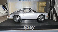 1973 Porsche 911 S Coupe 2.4L 118 Eagle's Race Silver Diecast Car Model Car