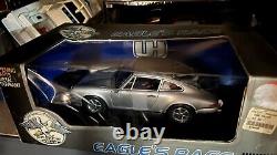 1973 Porsche 911 S Coupe 2.4L 118 Eagle's Race Silver Diecast Car Model Car