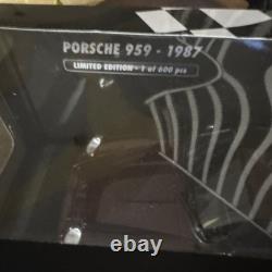 1987 PORSCHE 959 PURPLE NEW IN BOX 118. RARE LIMITED EDITION 1 of 600 PIECES