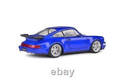 1990 PORSCHE 911 (964) TURBO 3.6 ELECTRIC BLUE 1/18 MODEL by SOLIDO S1803405 NEW