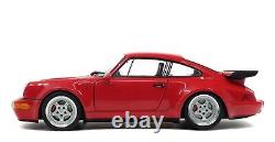 1990 PORSCHE 911 (964) TURBO 3.6 INDIAN RED 1/18 MODEL by SOLIDO NEW IN BOX