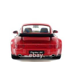 1990 PORSCHE 911 (964) TURBO 3.6 INDIAN RED 1/18 MODEL by SOLIDO NEW IN BOX