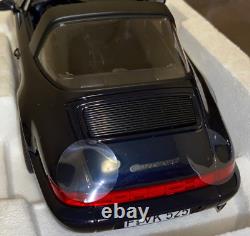 1991 Porsche Carrera 4, 911 Targa (964) Midnight, Full Openings, Norev 1/18 New