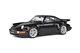 1993 PORSCHE 911 (964) CARRERA TURBO 3.6 BLACK 118 by SOLIDO MODELS NEW IN BOX