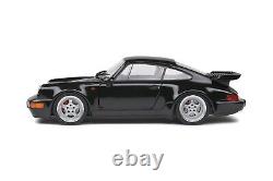 1993 PORSCHE 911 (964) CARRERA TURBO 3.6 BLACK 118 by SOLIDO MODELS NEW IN BOX