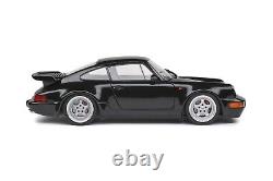 1993 PORSCHE 911 (964) CARRERA TURBO 3.6 BLACK 118 by SOLIDO MODELS NEW IN BOX