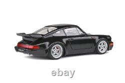 1993 PORSCHE 911 (964) CARRERA TURBO 3.6 BLACK 118 by SOLIDO MODELS NEW IN BOX