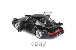 1993 PORSCHE 911 (964) CARRERA TURBO 3.6 BLACK 118 by SOLIDO MODELS NEW IN BOX