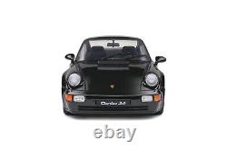 1993 PORSCHE 911 (964) CARRERA TURBO 3.6 BLACK 118 by SOLIDO MODELS NEW IN BOX