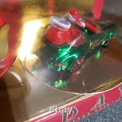 1996 Hot Wheels Holiday Collection Green Porsche/Red Hot Wheels Case