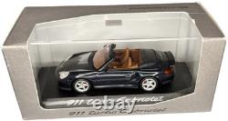 2003 Porsche 911 Turbo 143 Minichamps Cabriolet Midnight Blue Diecast Model Car