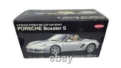 2005 Porsche Boxster 987 S 118 Kyosho Silver Diecast Model Car