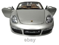 2005 Porsche Boxster 987 S 118 Kyosho Silver Diecast Model Car