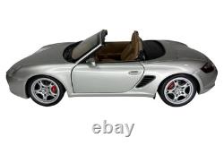 2005 Porsche Boxster 987 S 118 Kyosho Silver Diecast Model Car