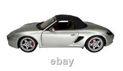 2005 Porsche Boxster 987 S 118 Kyosho Silver Diecast Model Car