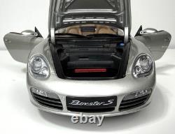 2005 Porsche Boxster 987 S 118 Kyosho Silver Diecast Model Car