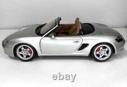 2005 Porsche Boxster 987 S 118 Kyosho Silver Diecast Model Car