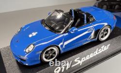 2011 Porsche 911 Speedster 143 Minichamps Pure Blue Dealer Diecast Model Car