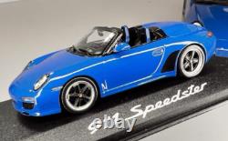 2011 Porsche 911 Speedster 143 Minichamps Pure Blue Dealer Diecast Model Car