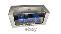 2011 Porsche 911 Speedster 143 Minichamps Pure Blue Dealer Diecast Model Car