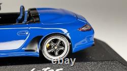 2011 Porsche 911 Speedster 143 Minichamps Pure Blue Dealer Diecast Model Car
