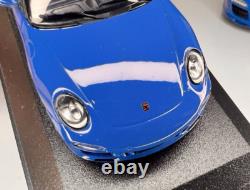 2011 Porsche 911 Speedster 143 Minichamps Pure Blue Dealer Diecast Model Car