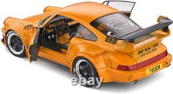2016 Porsche 911 RWB Solido 118 Type 964 Hibiki Orange Diecast Model Car