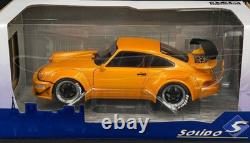 2016 Porsche 911 RWB Solido 118 Type 964 Hibiki Orange Diecast Model Car