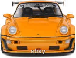 2016 Porsche 911 RWB Solido 118 Type 964 Hibiki Orange Diecast Model Car