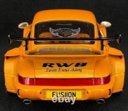 2016 Porsche 911 RWB Solido 118 Type 964 Hibiki Orange Diecast Model Car