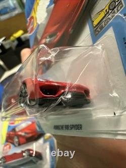 2018 Hot Wheels Red Porsche 918 Spyder Rare PR5 Wheel Variation & Transition HTF