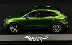 2018 Porsche Macan S 143 Minichamps Mamba Green Diecast Model Car