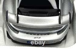 2021 Porsche 992 GT3 Coupe Norev 118 Silver Diecast Model Car