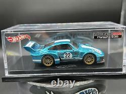 2022 Hot Wheels TOY FAIR BLUE PORSCHE 935 in Acrylic Case Super Rare FREE SHIPPI