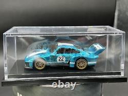 2022 Hot Wheels TOY FAIR BLUE PORSCHE 935 in Acrylic Case Super Rare FREE SHIPPI