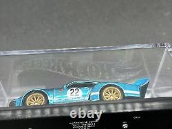 2022 Hot Wheels TOY FAIR BLUE PORSCHE 935 in Acrylic Case Super Rare FREE SHIPPI