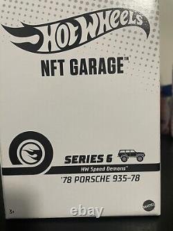 2023 Hot Wheels NFTG Garage Series 6'78 Porsche 935-78? FAST SHIPPING