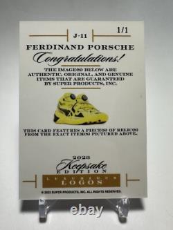 2023 Keepsake Edition Ferdinand Porsche Luxurious Logos Jumbo Relic 1/1 #J-11