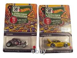 2024 Hot Wheels 38th Annual LA CONVENTION PORSCHE 959 & 32 FORD COUPE Lot Of 2