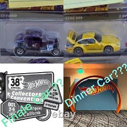 2024 Hot Wheels Pre SALE All 4 LAX Convention Porsche Ford DINNER + FINALE