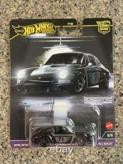 2024 Hot Wheels Premium Car Culture Exotic Envy'71 Porsche 911 #0/5 Black Chase