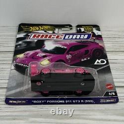 2024 Hot Wheels Race Day Pink Roxy Chase Porsche 911 GT3 R (992) with Protector