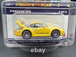 2024 Hot Wheels YELLOW 959 PORSCHE 02156/06200 38th LAX Convention MANY MORE