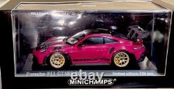 2024 Porsche 911 (992) GT3 RS Weissach 143 Minichamps Rubystar Gold Wheels