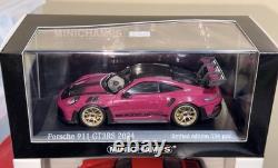 2024 Porsche 911 (992) GT3 RS Weissach 143 Minichamps Rubystar Gold Wheels