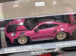 2024 Porsche 911 (992) GT3 RS Weissach 143 Minichamps Rubystar Gold Wheels