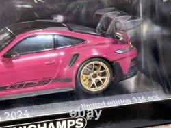 2024 Porsche 911 (992) GT3 RS Weissach 143 Minichamps Rubystar Gold Wheels