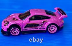 2025 Hot Wheels Porsche 911 GT3 RS PINK Prototype Unspun Super Hot & Rare